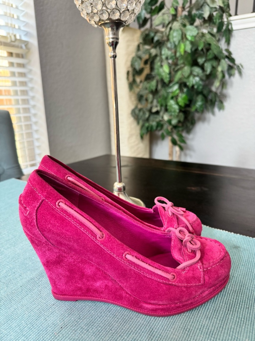 Sperry Top-Sider Jeffrey women's suede wedge heels 7.5 - Picture 2 of 7